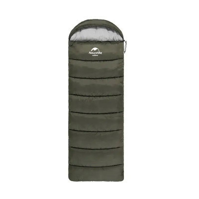 Спальный мешок Naturehike з капюшоном U250 NH20MSD07 (6°C) правий, темно-зелений (6927595767214-R)