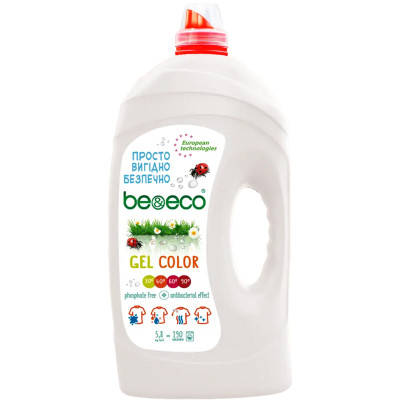 Гель для прання Be&amp;Eco Color 5.8 л (4820168433610)