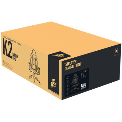 Крісло ігрове 1stPlayer K2 Black