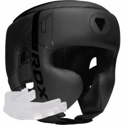 Боксерський шолом RDX F6 Kara Matte Black S (HGR-F6MB-S)
