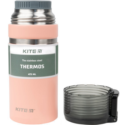 Поїльник-непроливайка Kite термос 473 мл., персиковий (K21-320-01)