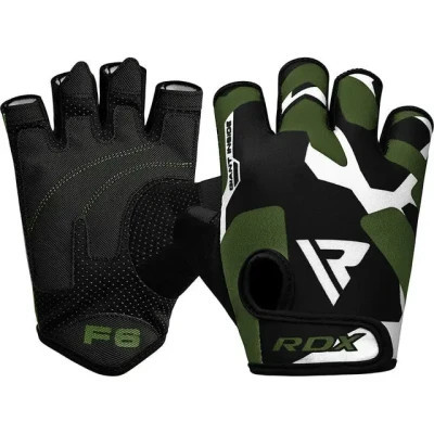 Рукавички для фітнесу RDX F6 Sumblimation Black/Green XL (WGS-F6GN-XL)