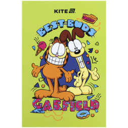 Блокнот Kite А5 Garfield 2 термобіндер, 64 аркуші, нелінований (GF25-193-2)