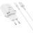 Зарядний пристрій BOROFONE BA36A High speed single port QC3.0 charger set(Micro) White (BA36AMW)