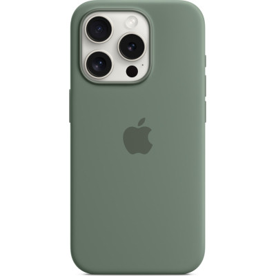 Чохол до мобільного телефона Apple iPhone 15 Pro Silicone Case with MagSafe Cypress (MT1J3ZM/A)