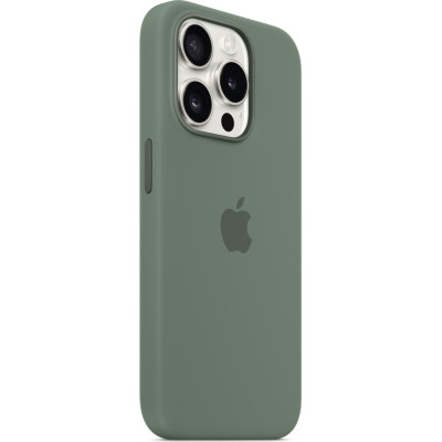 Чохол до мобільного телефона Apple iPhone 15 Pro Silicone Case with MagSafe Cypress (MT1J3ZM/A)