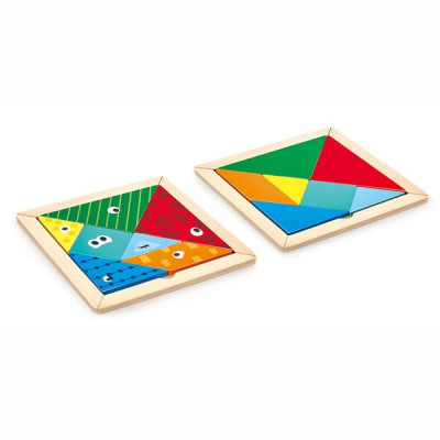 Головоломка Hape Дерев&#039;яний танграм (E1630)