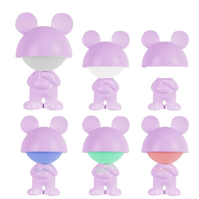 Нічник Kite Світильник LED з акумулятором Dreamy Mouse, фіолетовий (K25-315-2-5)