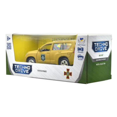 Машина TechnoDrive серії Шеврони Героїв - Toyota Prado - Хартія (KM6188)