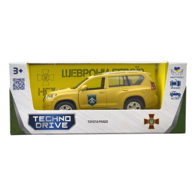 Машина TechnoDrive серії Шеврони Героїв - Toyota Prado - Хартія (KM6188)