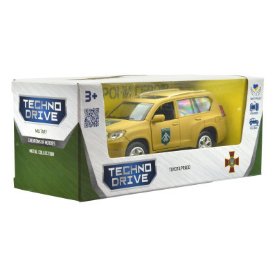 Машина TechnoDrive серії Шеврони Героїв - Toyota Prado - Хартія (KM6188)