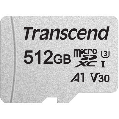 Карта пам&#039;яті Transcend 512GB microSDXC Class 10 U3 (TS512GUSD300S-A)