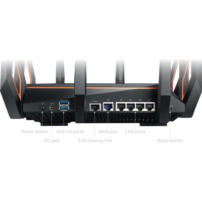 Маршрутизатор ASUS GT-AX11000 (90IG04H0-MU9G00)