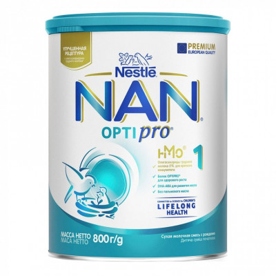Дитяча суміш Nestle NAN 1 Optipro 2&#039;FL +0 міс. 800 г (7613032405700)