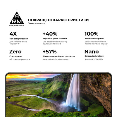 Скло захисне Armorstandart Pro Nothing Phone (3a) / (3a) Pro Black (ARM85466)