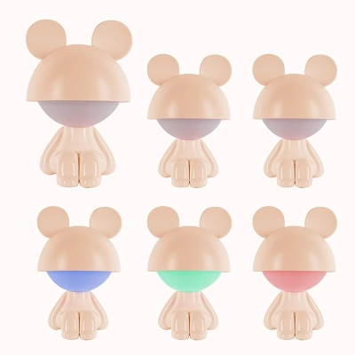 Нічник Kite Світильник LED з акумулятором Cute Mouse, персиковий (K25-316-2-4)