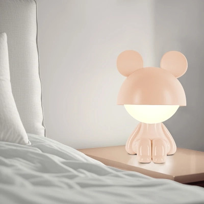 Нічник Kite Світильник LED з акумулятором Cute Mouse, персиковий (K25-316-2-4)