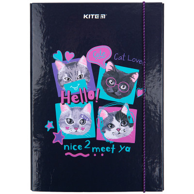Папка для зошитів Kite В5 на гумці So Sweet, картон (K23-210-1)