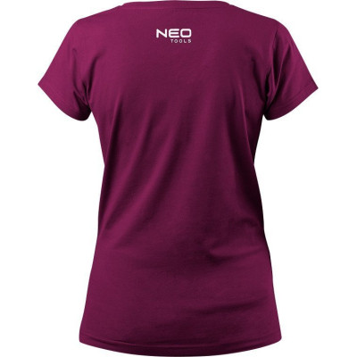 Футболка робоча Neo Tools Woman Line, 95% бавовна, L(40), бордовий (80-611-L)