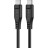 Дата кабель USB-C to USB-C 1.2m 3A TPE C3-03 Black Acefast (6974316280842)