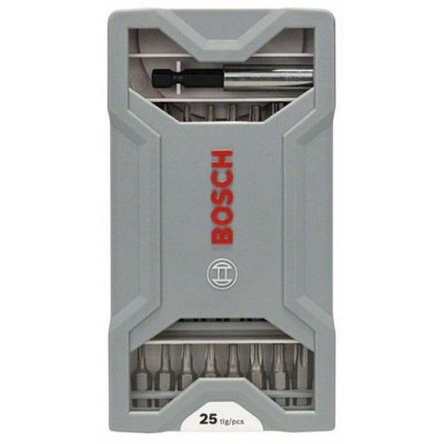 Набір біт Bosch Mini X-Line Extra Hard, з тримачем, 25 шт (2.607.017.037)