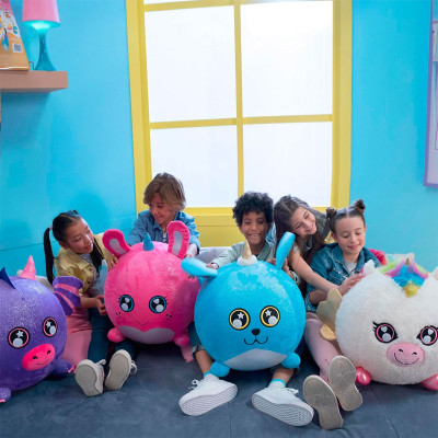 М&#039;яка іграшка Biggies серії Fantasy - Синій песик (надувна іграшка, насос) (BIG001-UD)