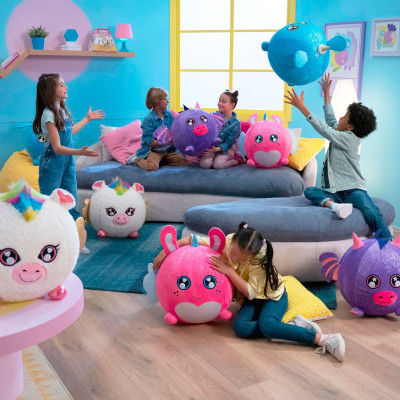 М&#039;яка іграшка Biggies серії Fantasy - Синій песик (надувна іграшка, насос) (BIG001-UD)