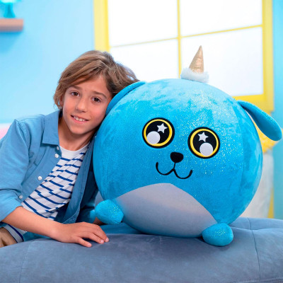 М&#039;яка іграшка Biggies серії Fantasy - Синій песик (надувна іграшка, насос) (BIG001-UD)