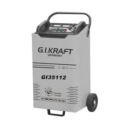 Зарядний пристрій для автомобільного акумулятора G.I.KRAFT пускозарядне 12/24V, 500A, 220V (GI35112)
