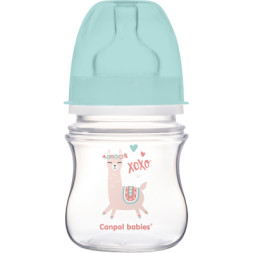 Пляшечка для годування Canpol babies EasyStart - Toys з широким отвором 120 мл (35/220_gre)