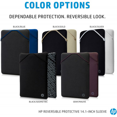 Чохол до ноутбука HP 14&quot; Protective Reversible GRY/MVE Laptop Sleeve (2F2L6AA)