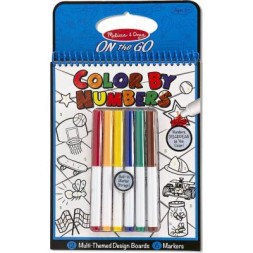 Набір для творчості Melissa&amp;Doug Цветная раскраска по номерам голубая (MD5378)