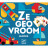 Настільна гра Djeco Набір дерев&#039;яних геометричних фігур Ze Geo Vroom (DJ06436)