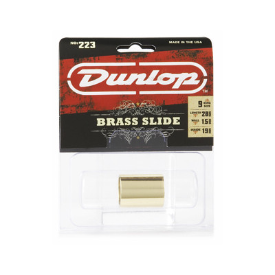 Слайдер для гітари Jim Dunlop Brass Medium Wall Medium Knuckle Slide (223)