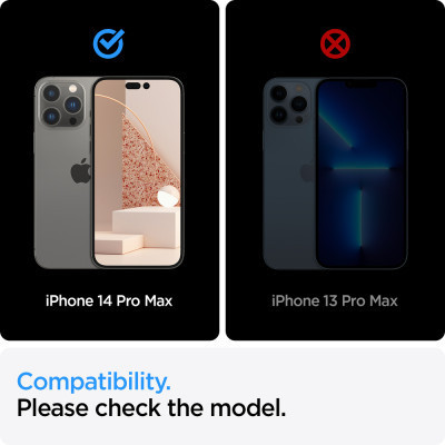Скло захисне Spigen Apple Iphone 14 Pro Max Glas tR Align Master FC (2 Pack), Blac (AGL05204)