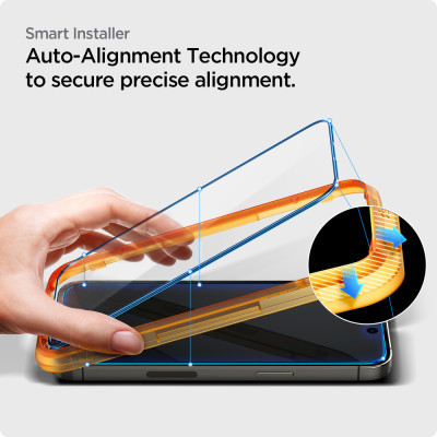 Скло захисне Spigen Apple Iphone 14 Pro Max Glas tR Align Master FC (2 Pack), Blac (AGL05204)