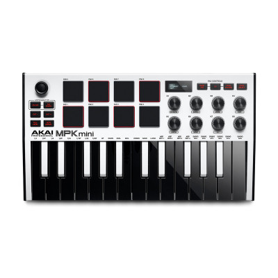 MIDI-клавіатура Akai MPK MINI MK3 White (230878)