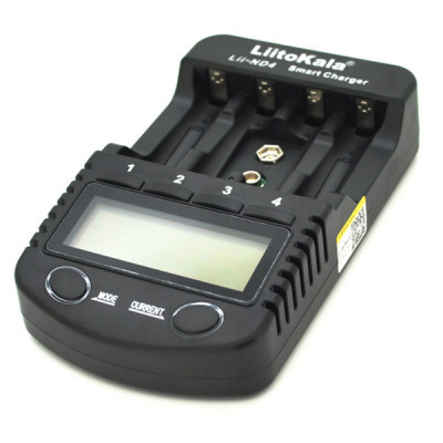 Зарядний пристрій для акумуляторів Liitokala 4 Slots, LED, Ni-Mh, Ni-Cd, AA, AAA, AAAA, С (Lii-ND4)