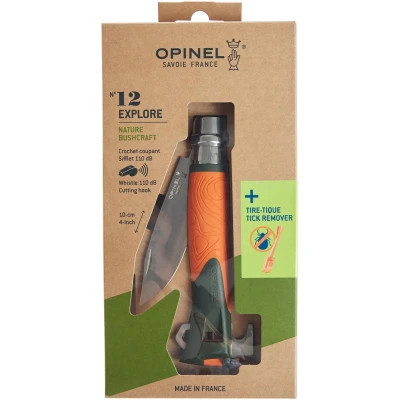 Ніж Opinel 12 Explore Tick Remover Orange (002454)