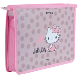 Папка на блискавці Kite A4+ на блискавці Hello Kitty (HK24-428)