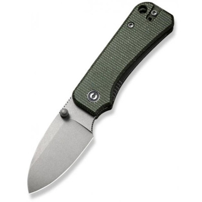 Ніж Civivi Baby Banter Stonewash Green Micarta (C19068SB-1)