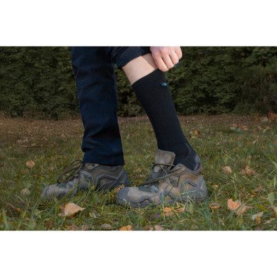 Водонепроникні шкарпетки Dexshell Terrain Walking 2.0 Socks чорно-сірі розмір L (43-46) (DS62406JBG-L)