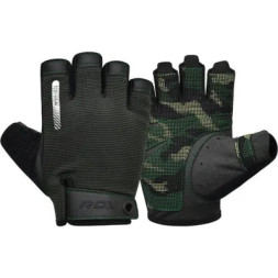 Рукавички для фітнесу RDX T2 Half Army Green S (WGA-T2HA-S)