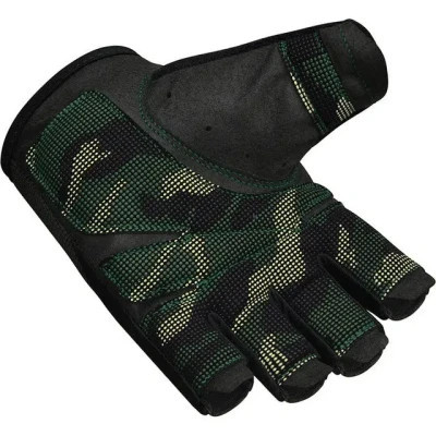 Рукавички для фітнесу RDX T2 Half Army Green S (WGA-T2HA-S)