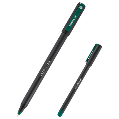 Ручка кулькова Unimax Ultron 2X 0.7 мм Зелена (UX-146-04)