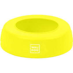 Посуд для собак WAUDOG Silicone Миска-непроливайка 1 л жовта (50798)