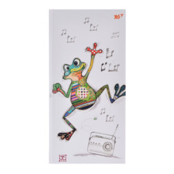 Блокнот Yes 100 * 200мм 64 л &quot;BugArt. White frog&quot; лінія (151431)