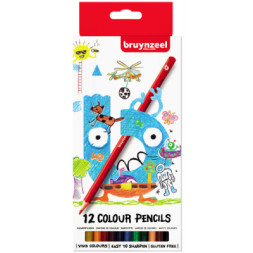Олівці кольорові Bruynzeel 12 кольорів картонна коробка (8712079421014)