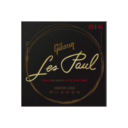 Струни для гітари Gibson SEG-LES Les Paul Premium Electric Guitar Strings Signature (09-46) (230475)