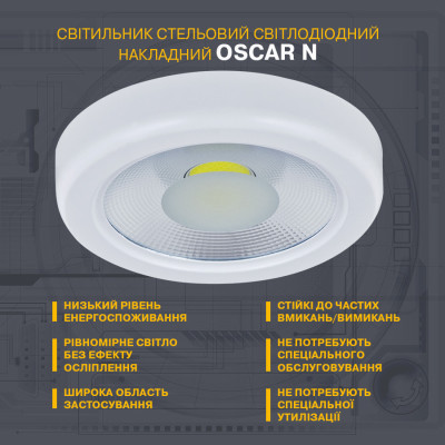 Світильник Electrum Oscar N- 40W 4000К IP54 (B-LD-1972)